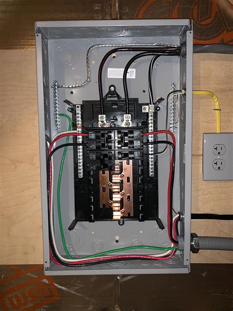 nec 100 amp panel wiring